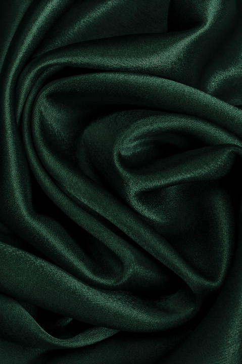 Double-sided satin — bottle green