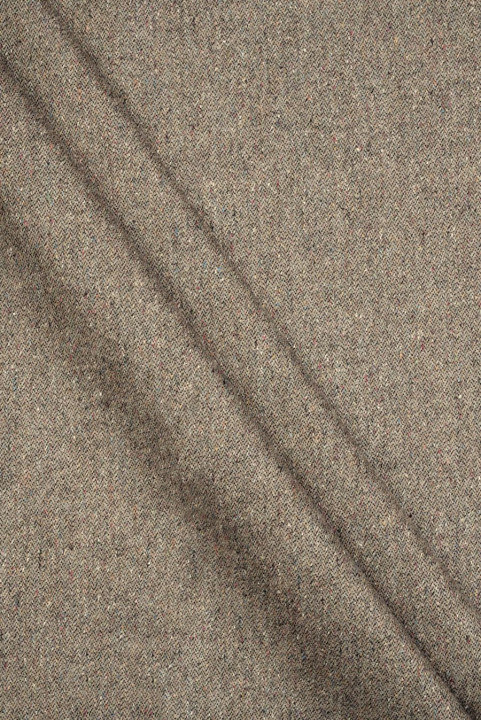 Wełna kostiumowa tweed beżowy