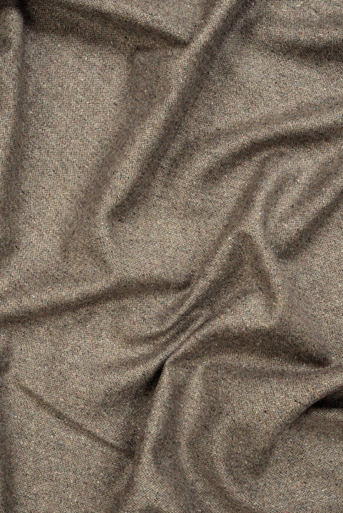 Wełna kostiumowa tweed beżowy