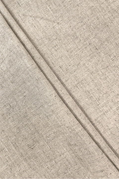 Viscosa con lino jaspeado beige