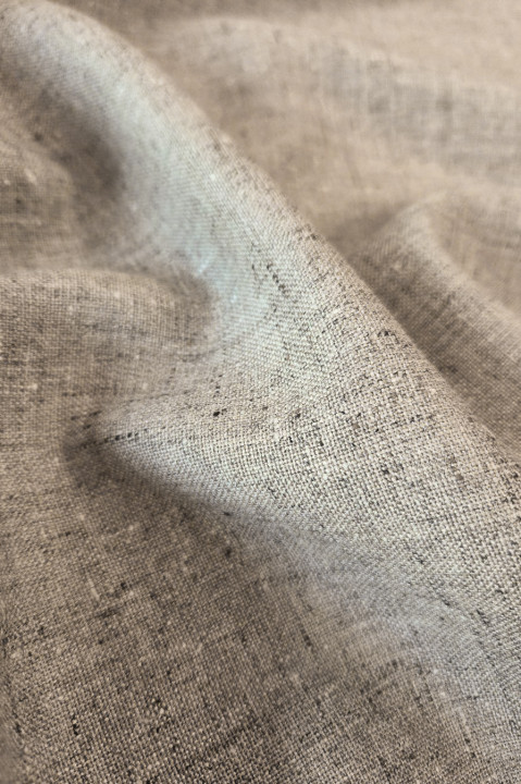 Viskose mit Leinen beige Melange
