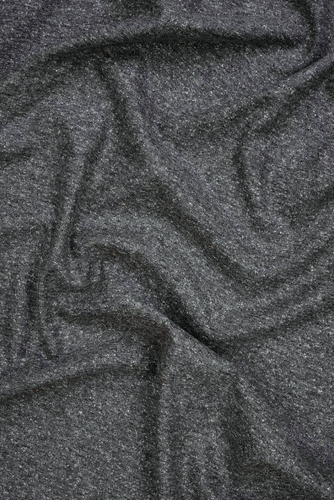 Kostuumwol el. tweed grijs