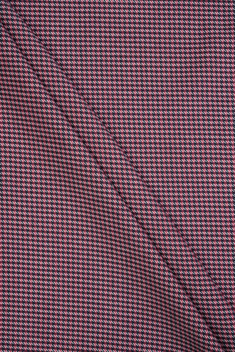 Wolle mit feinem Hahnentrittmuster, Rot