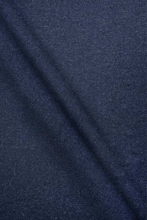 Laine costume tweed bleu marine