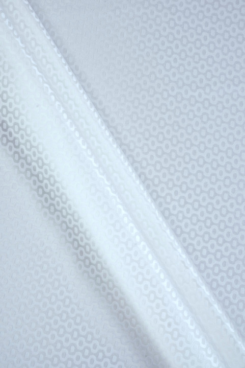 Seda jacquard color crema
