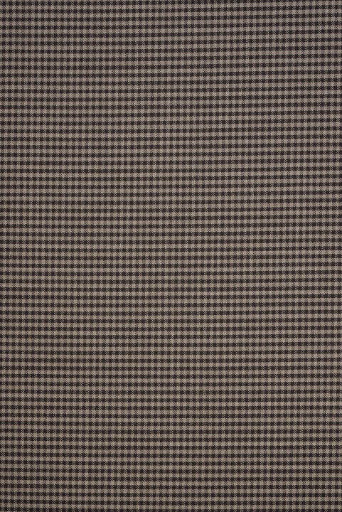 Beige and brown check wool