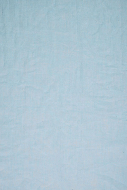 Crinkled cotton batiste — light blue
