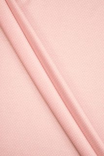Roze katoen met stippen