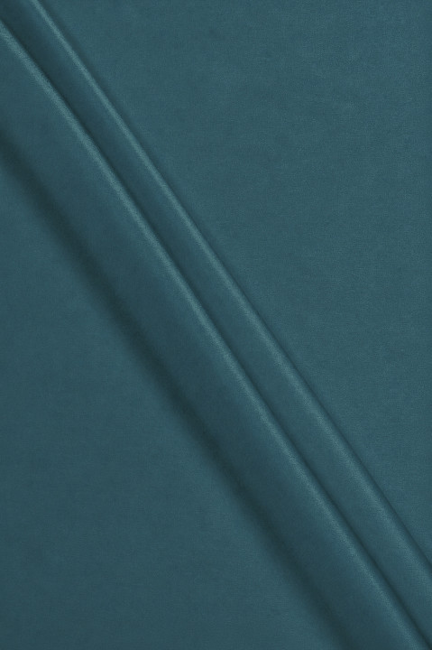 Double-faced satin — sea blue