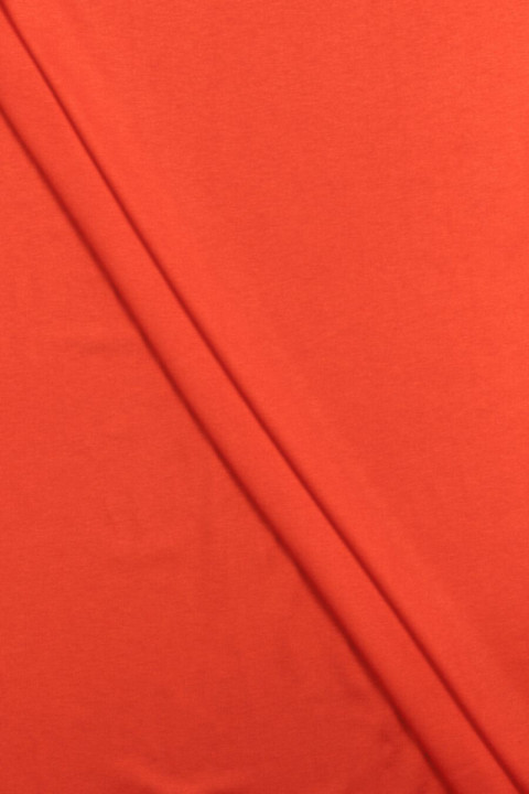 Maille viscose orange KUPON 80cm