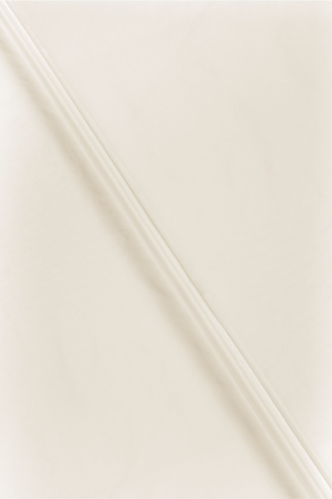 Taft satiné extensible couleur crème KUPON 70cm