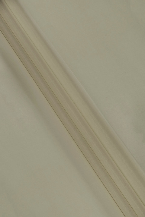 Organza de soie vert beige KUPON 70 cm