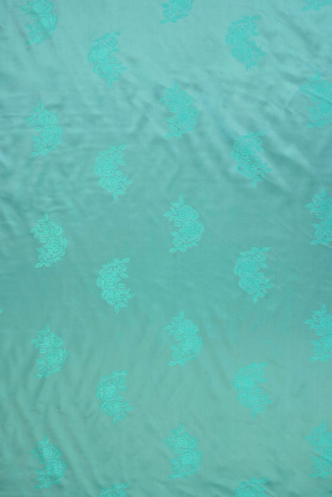 Căptușeală jacquard verde mentă