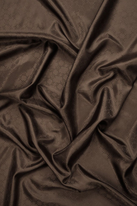 Forro jacquard dos tonos marrón