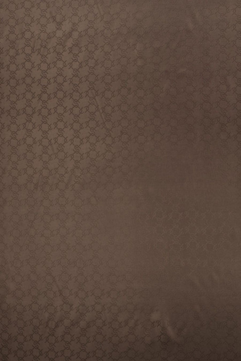 Futterstoff Jacquard braun zweifarbig