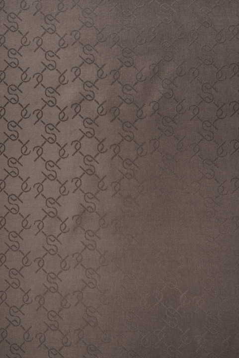 Barna kétszínű jacquard bélés