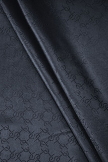 Fodera jacquard blu scuro bicolore
