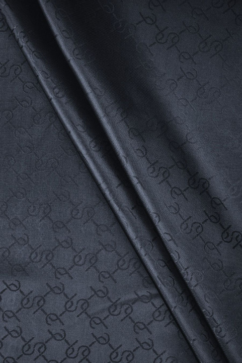 Forro jacquard dos tonos azul marino oscuro