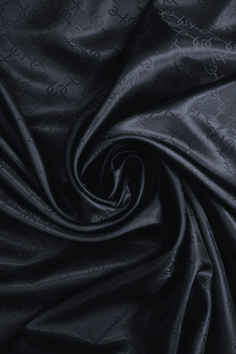 Jacquard lining dark navy two-tone