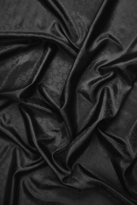 Fodera jacquard nera