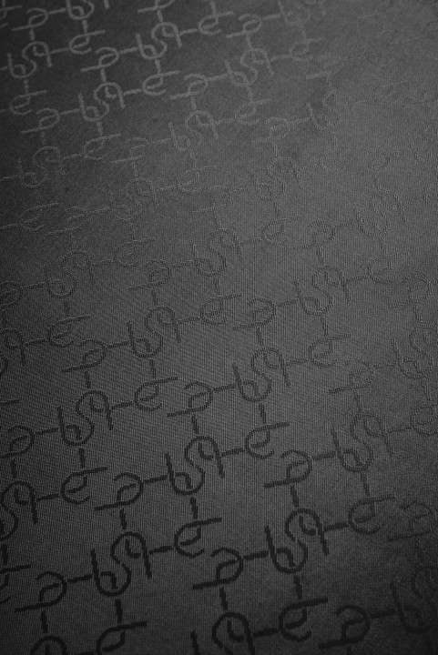 Jacquard bélés fekete