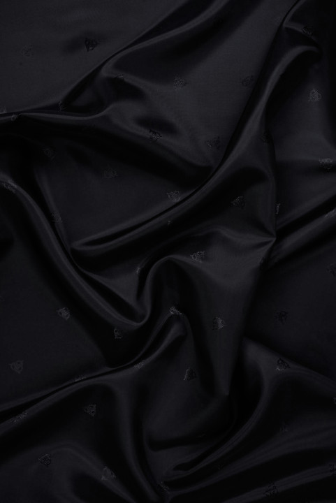 Fodera jacquard nera