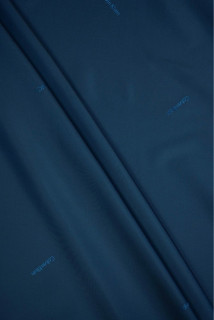 Fodera firmata bicolore nero e blu navy chiaro