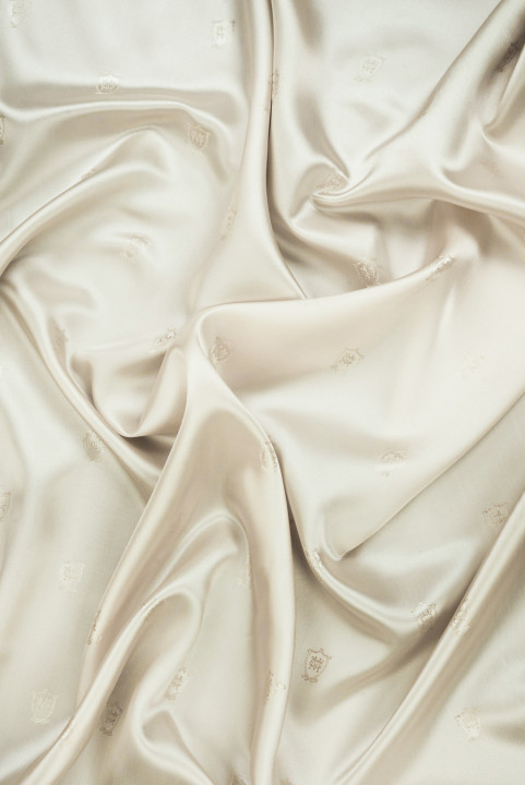 Forro jacquard beige claro