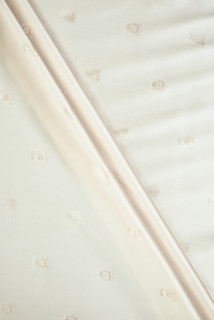 Forro jacquard beige claro