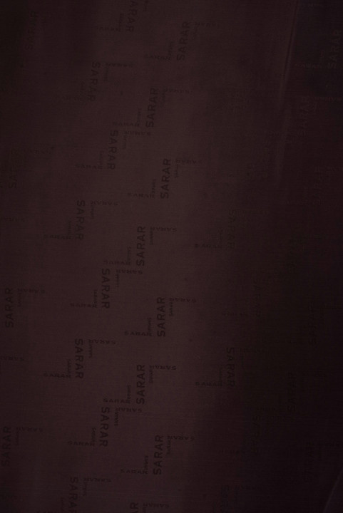 Voering met merkprint aubergine