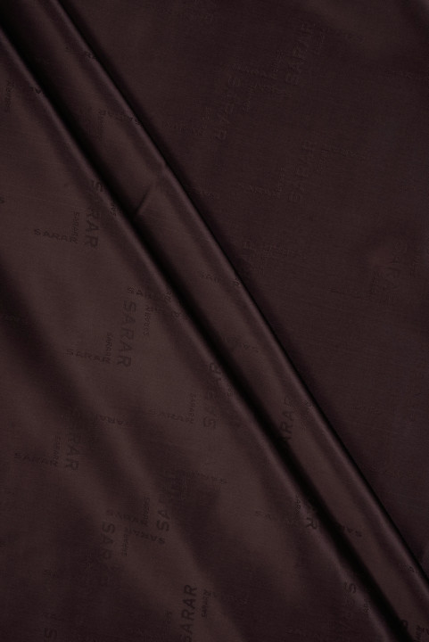 Doublure signée aubergine