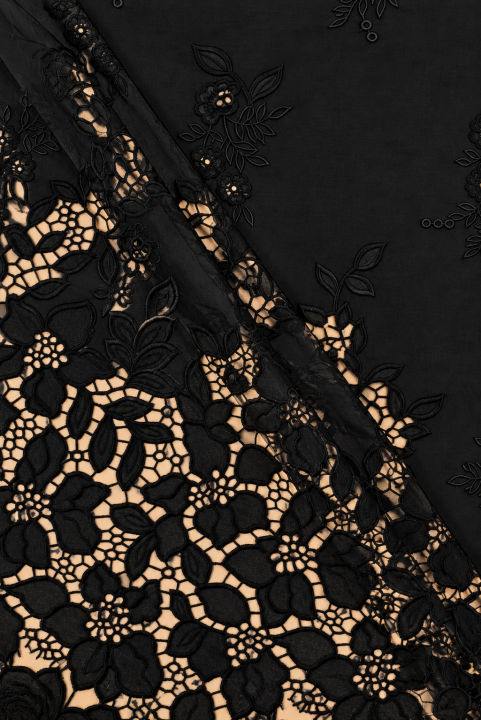 Cotton Richelieu floral black