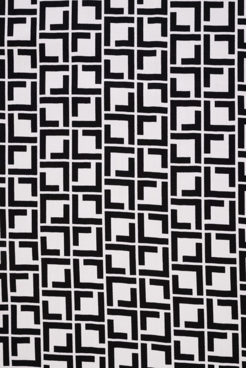 Viskos, svartvit geometrisk
