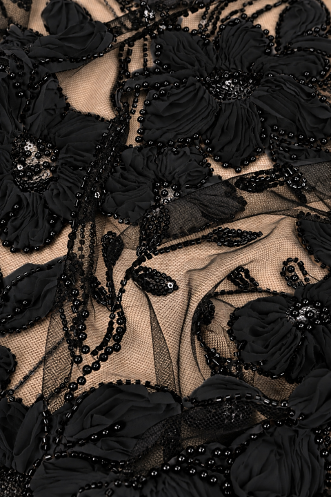 Flores 3D exclusivas negras
