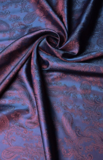 Podszewka żakardowa paisley dwuton