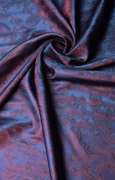 Podszewka żakardowa paisley dwuton