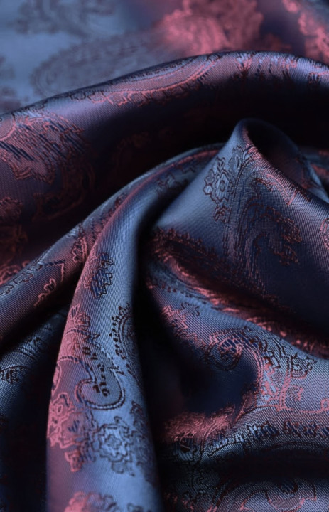 Podszewka żakardowa paisley dwuton