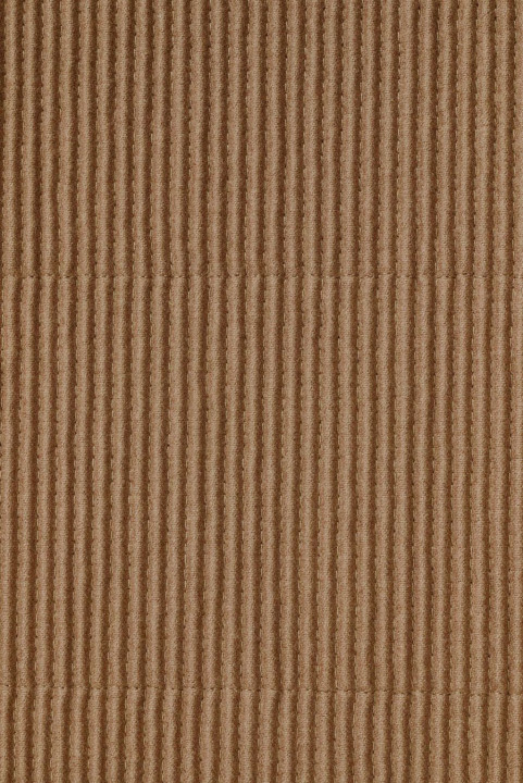 Ribbed camel wool coat fabric