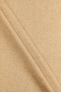 Beige polyuld med diagonalt mønster