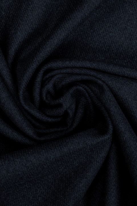 Navy diagonal poly-wool