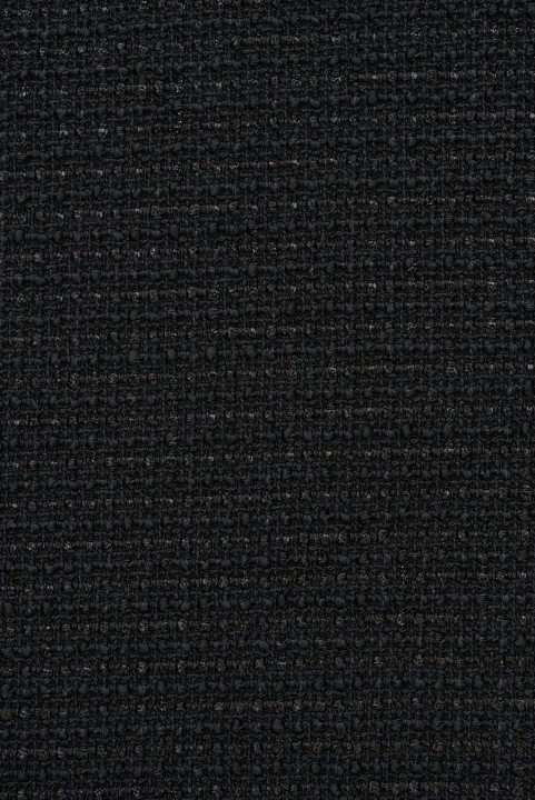 Chanel-style fabric, black