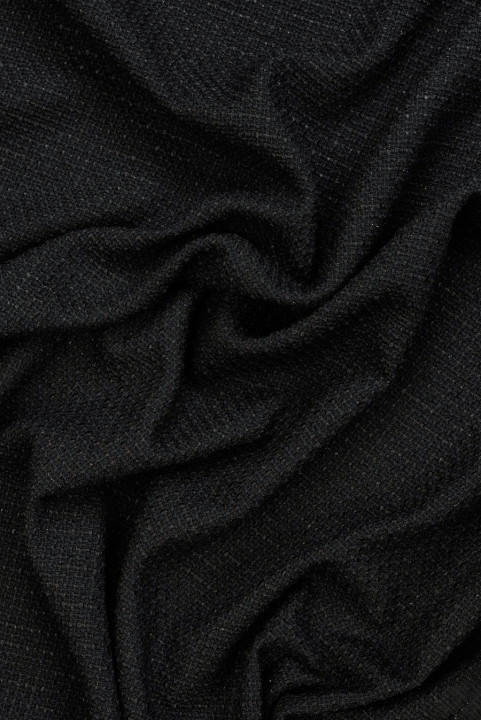 Stoff im Chanel-Stil, schwarz