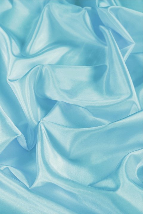 Doublure en viscose turquoise