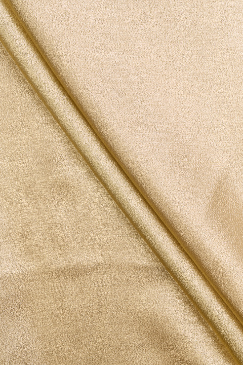 Organza de poliéster dorado