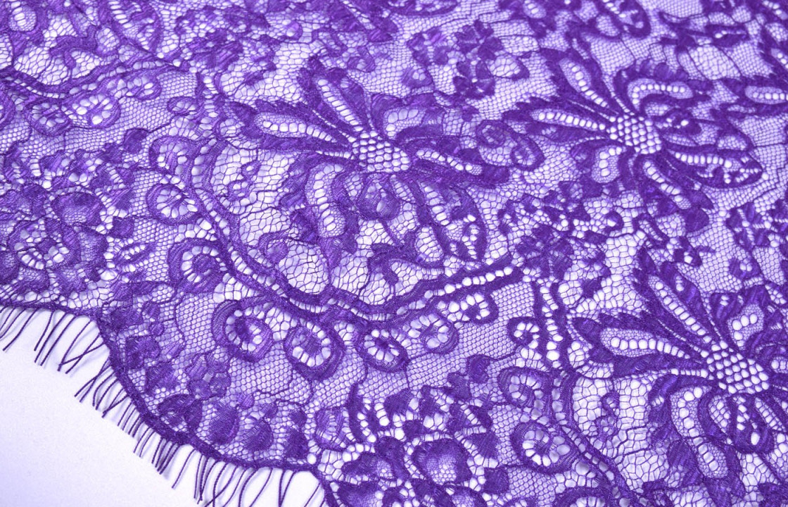 Paarse kanten COUPON 110cm
