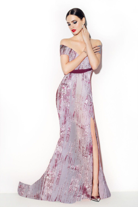 Jacquard organza