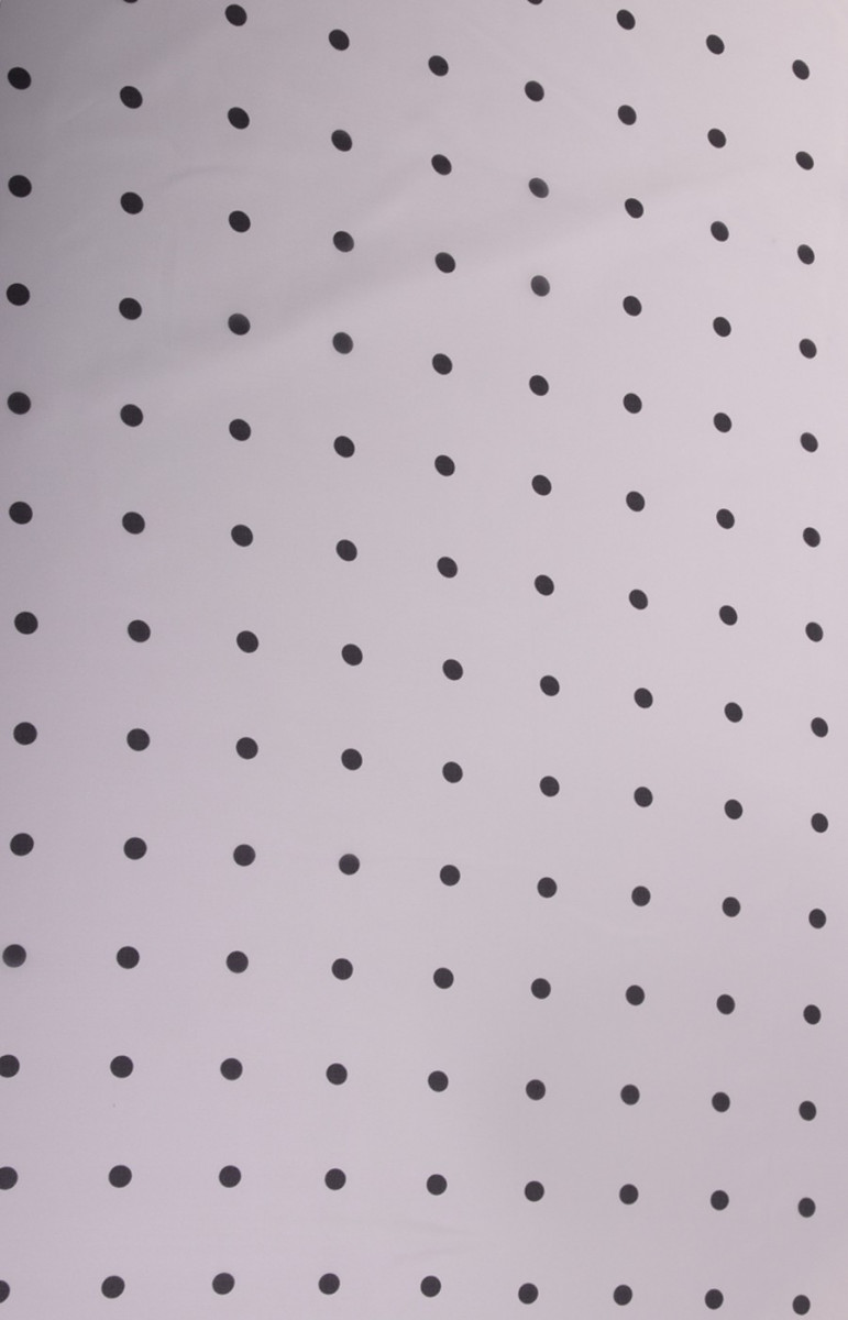 Jedwabny muślin w groszki KUPONY