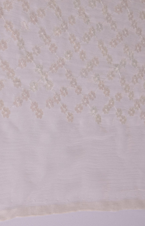 Silk chiffon with sequins
