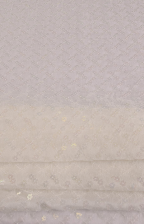 Seidenchiffon mit Pailletten