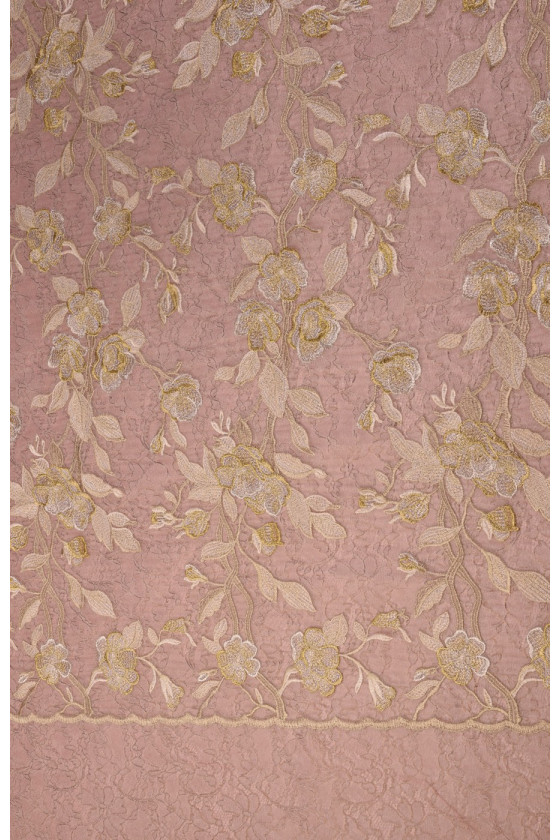 French lace on organ - pink...